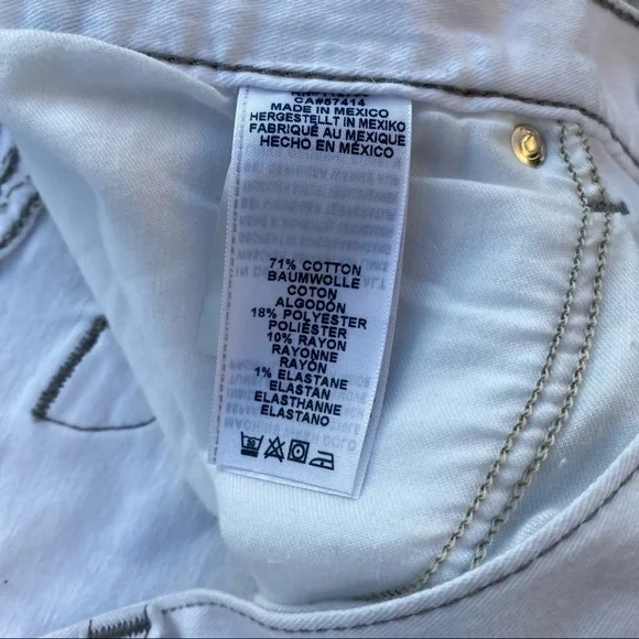 NWT True Religion Straight Jeans Men’s White 46 - Picture 5 of 6